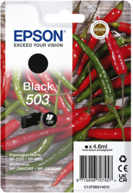 Epson - Cartouche d'encre 503 t09q14 noire
