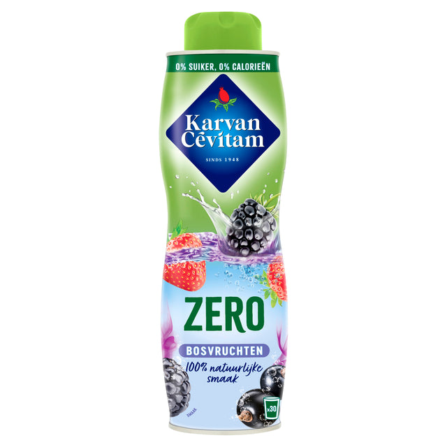 Karvan Cevitam - Siroop bosvruchten 0% suiker 600ml | 6 stuks