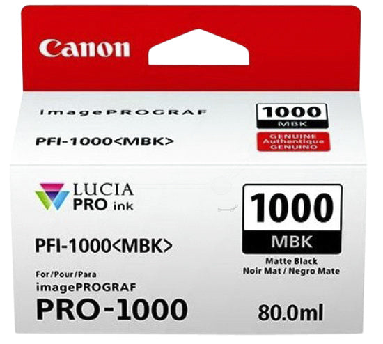 Canon - Cartouche d'encre pfi-1000 noir mat