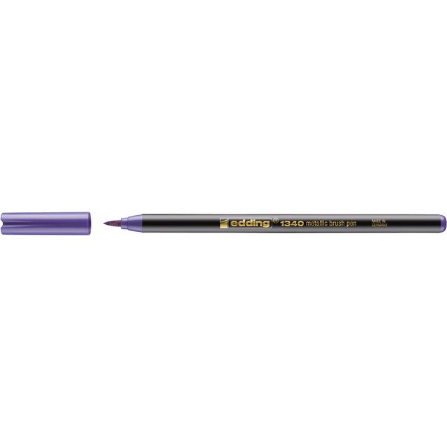 Edding - Brushpen 1340 metallic violet | 10 stuks