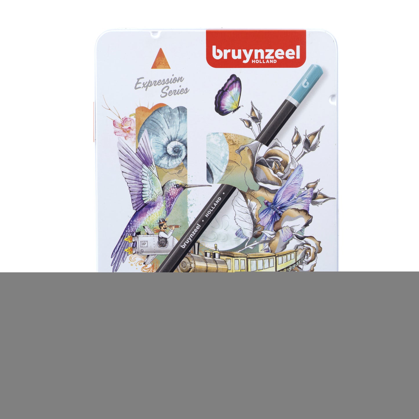 Bruynzeel - Crayon de couleur sion set de 12 pièces métallisé