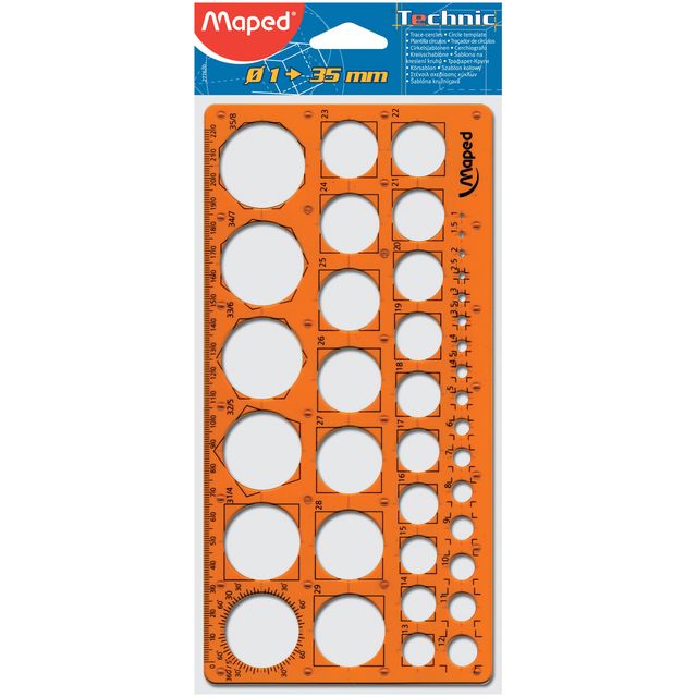 Maped - Kreisschablone Technic 1-35mm