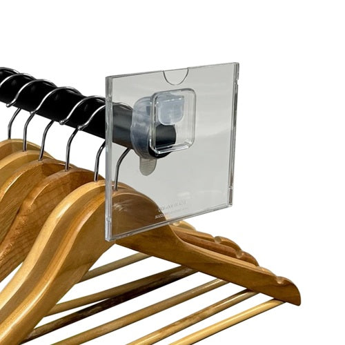 Klika - Porte-cartes stylo frontal 100x100mm sur tige