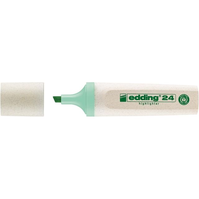 Edding EcoLine - Markeerstift edding 24 EcoLine pastel groen