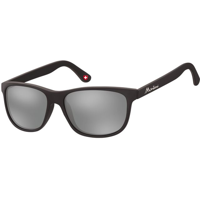 Montana - Sonnenbrille mit Revo-Spiegelglas mattschwarz