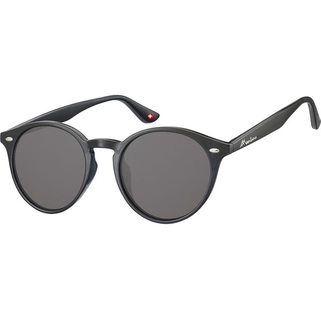 Montana - Zonnebril met smoke rond glas zwart
