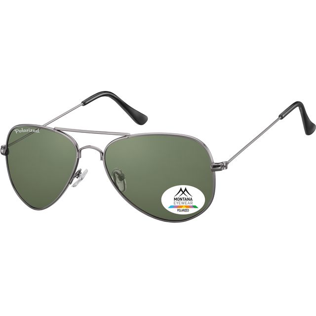 Montana - Zonnebril groen g15 polar glas staalk