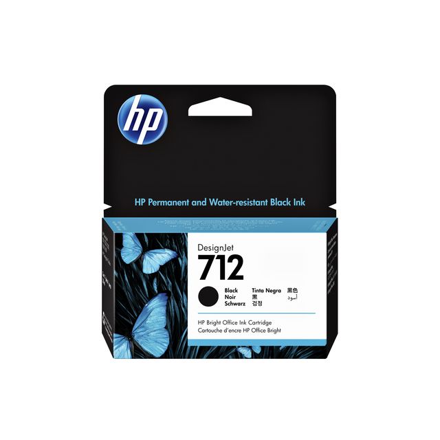 HP - Tintenpatrone 712 3ed70a schwarz