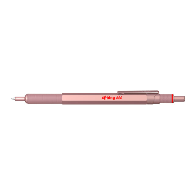 Rotring - Stylo bille 600 moyen or rose