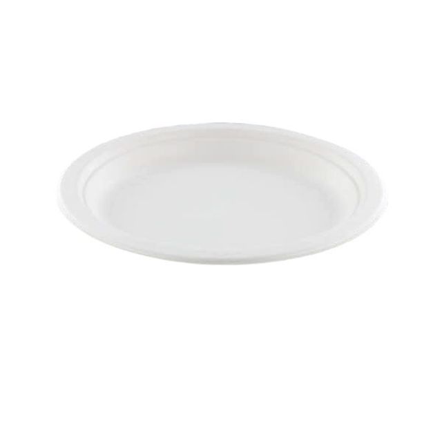 IEZZY restauration - Assiette PF Ø 170mm canne à sucre 50 pièces blanc