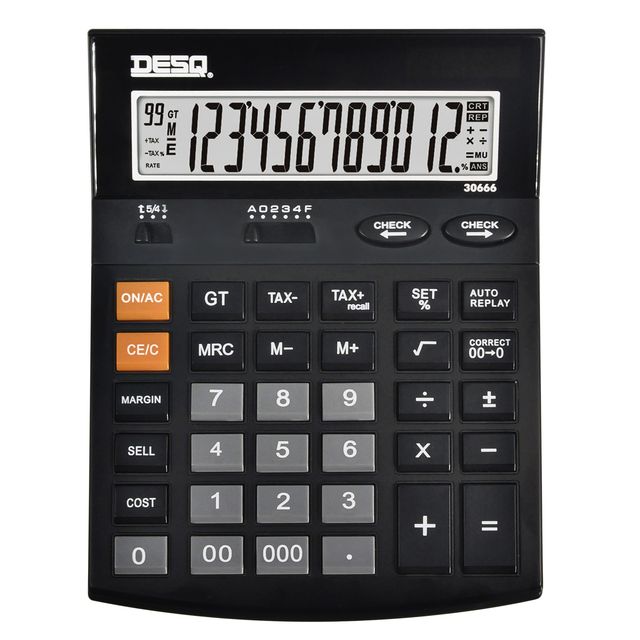 Desq - Calculatrice X-Large Check Correct | 20 pièces
