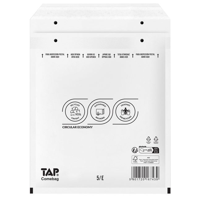 TAP - Envelop Comebag luchtkussen nr15 240x275mm 100 stuks