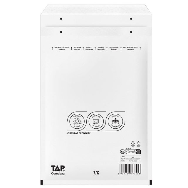 TAP - Envelop Comebag luchtkussen nr17 250x350mm 100 stuks