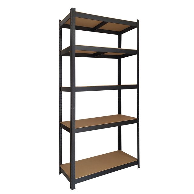 Brasq - Etagère 5 plateaux 90x40x180cm SU175 max 875 KG noir