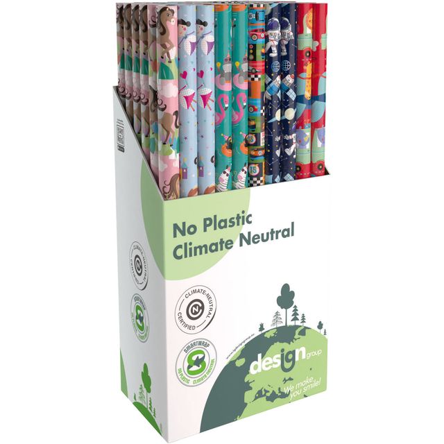 IG design - Papier cadeau IG Group Kids 200x70cm assorti