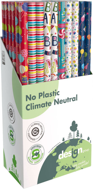 IG Design - Geschenkpapier IG Group Party 200x70cm sortiert