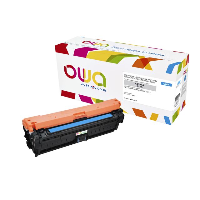 OWA - Cartouche toner hp ce341a bleu