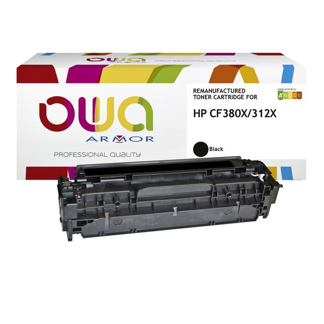OWA - Tonercartridge hp cf380x zwart