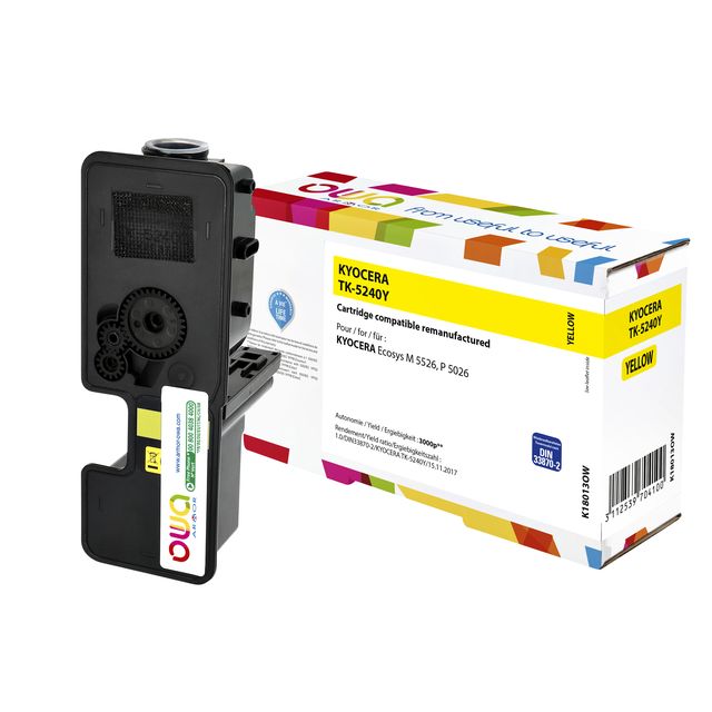 OWA - Toner kyocera tk-5240y geel