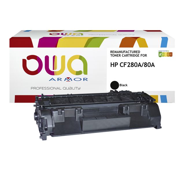 OWA - Tonercartridge hp cf280a zwart