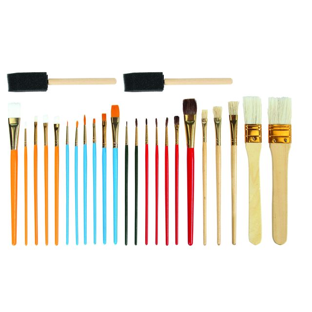 Conda - Jeu de pinceaux 25 pièces | 12 pièces