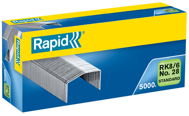 Rapid - Agrafes RK8 (B8) galvanisées standard 5000 pièces