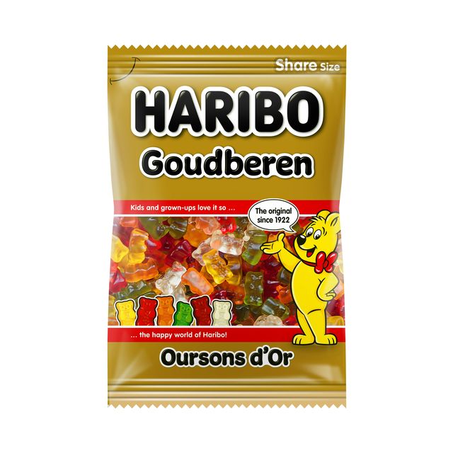 Haribo - Bonbons Ours Dorés sachet 250gr | 10 pièces