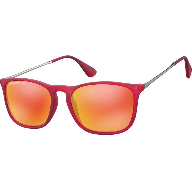 Montana - Sonnenbrille mit rotem Glas rot