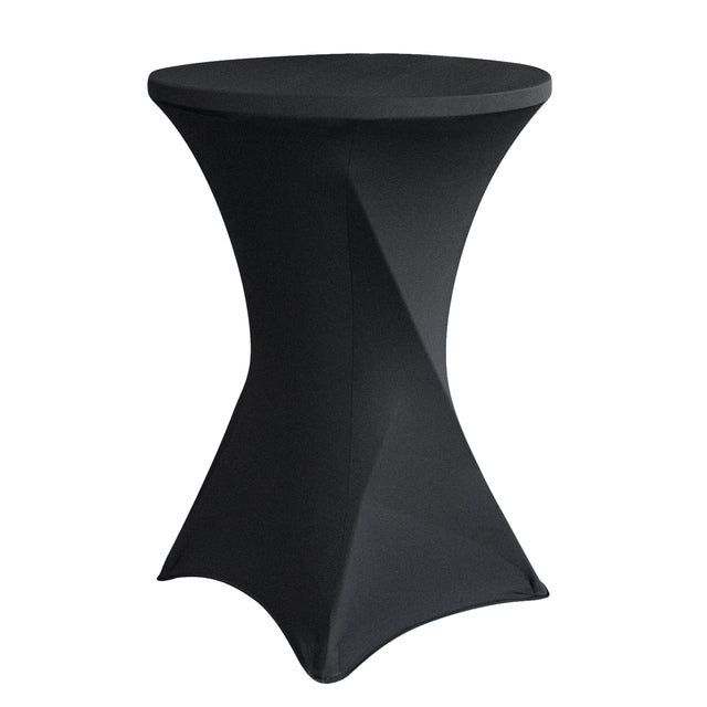 Brasq - Tischrock für Stehtisch 80cm schwarz