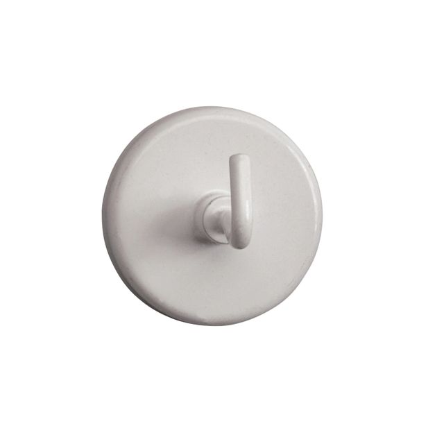 MAUL - Aimant avec crochet 36mm force de traction 6kg blanc 5 pièces