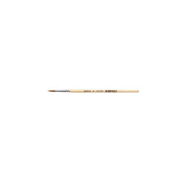 Qrea - Pinsel Kunsthaar Nr. 6 Breite 3,9 mm