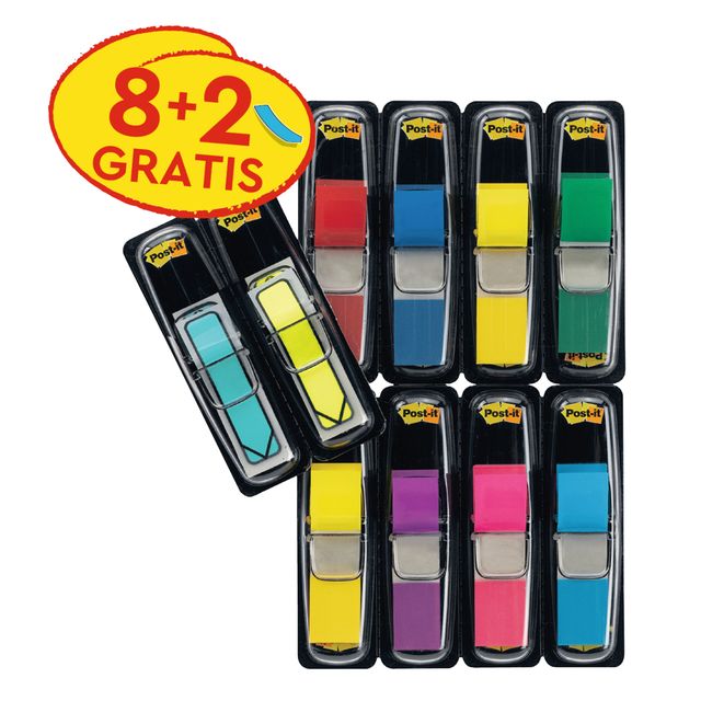 Post-it - Onglets 3m 683 11,9x43,2mm 8kl + 2 flèches | 12 pièces