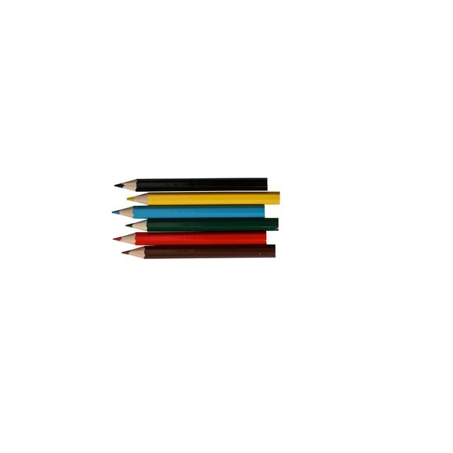 Office - Kleurpotloden kort set a 6 kleuren | 480 stuks