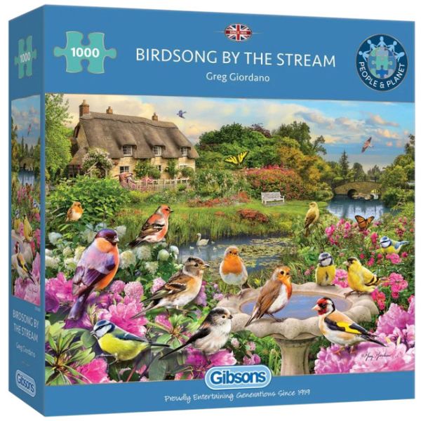 Gibsons - Puzzle Le Chant des oiseaux au bord du ruisseau 1000 pièces