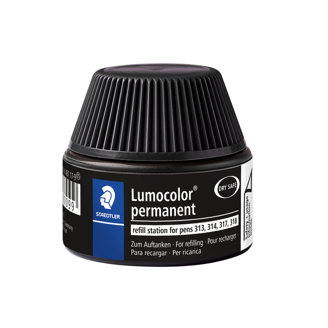 Staedtler - Filzstiftmine Lumocolor permanent 15ml schwarz