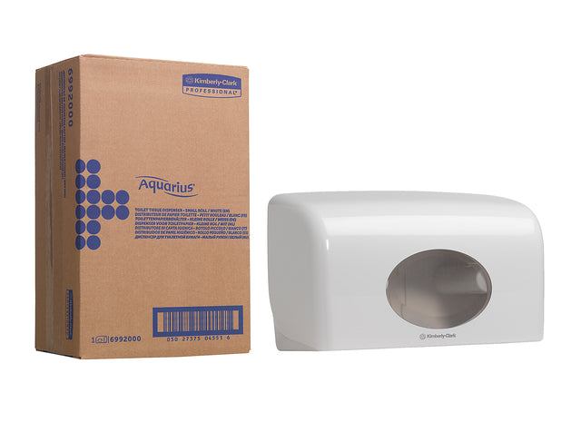 Kimberly Clark - Distributeur de papier toilette duo blanc 6992