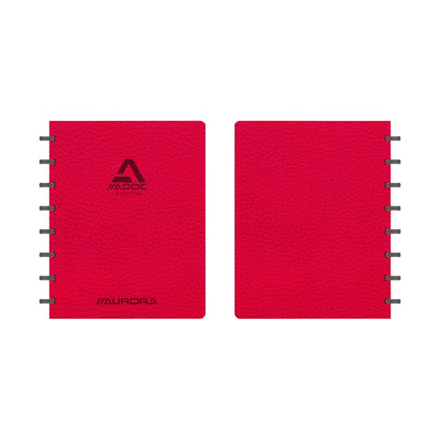 Aurora - Carnet Business Ligne A5 144 pages 90gr rouge