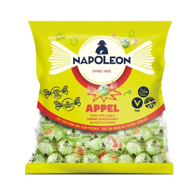 Napoleon - Snoep appel zak 1kg | 5 stuks
