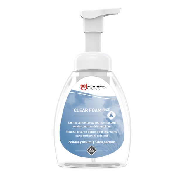 SC Johnson Professio - Savon pour les mains scj mousse transparente pure sans parfum 250ml | 6 pièces