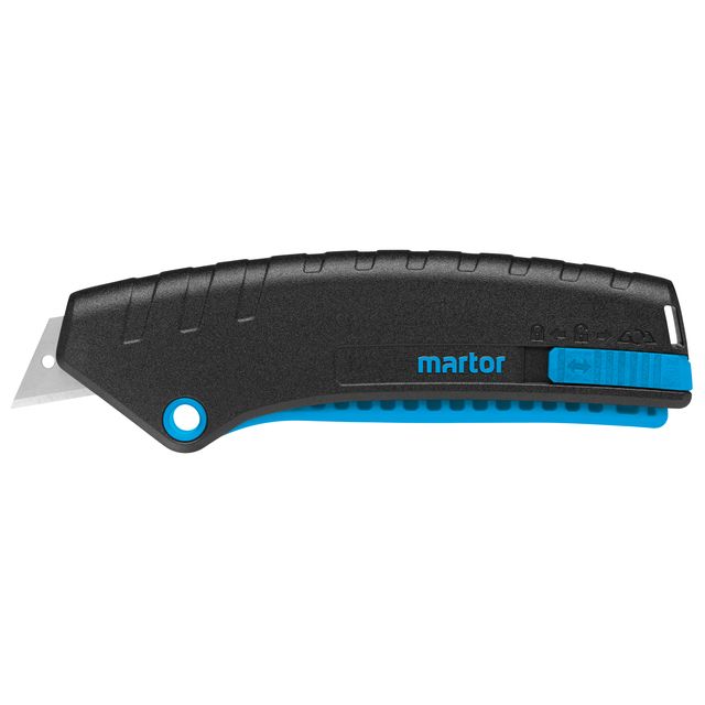 Martor - Couteau de sécurité Secunorm Mizar trapèze 15mm noir