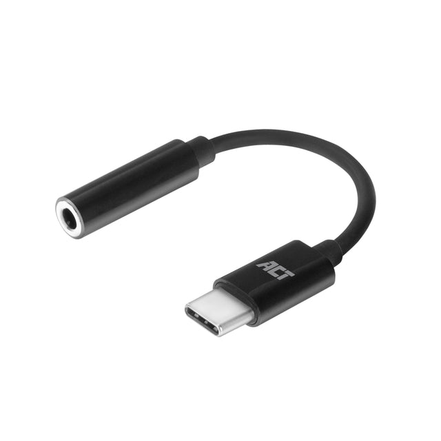 ACT - Adaptateur USB-C vers prise audio 3,5 mm 0,1 mètre