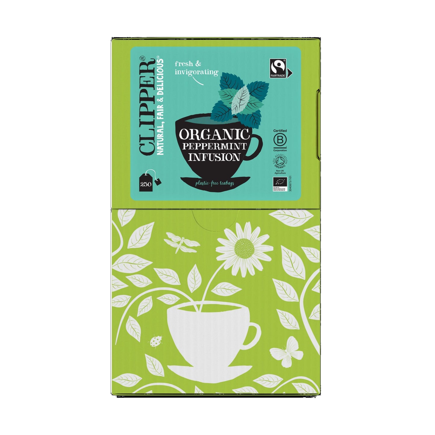 Clipper - Teeaufguss Pfefferminze Bio 250 Beutel