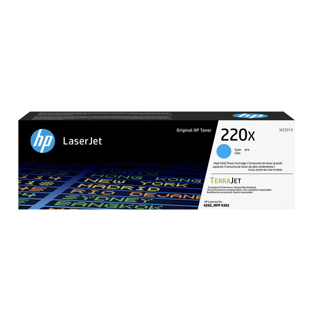 HP - Tonercartridge w2201x 220x blauw