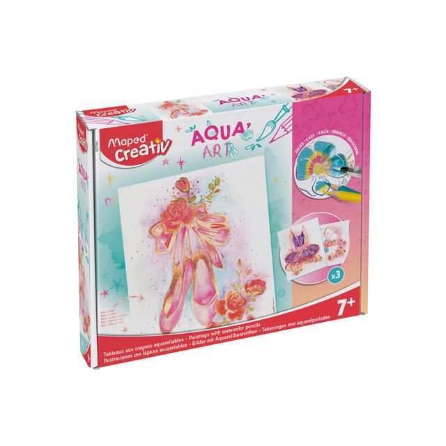 Maped - Hobbyset Creativ Aqua'Art ballet 14-delig assorti