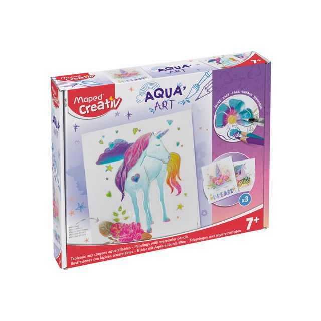 Maped - Hobby-Set Creativ Aqua'Art Einhorn 14-teilig sortiert