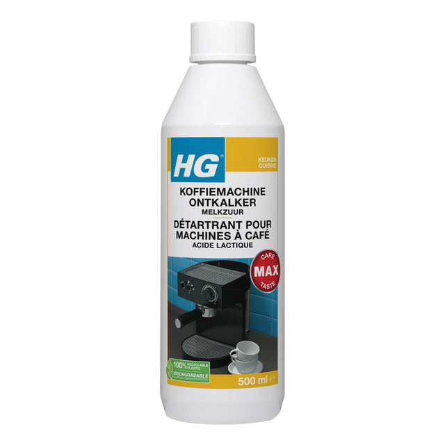 HG - Détartrant pour machine à café acide lactique 500ml | 6 pièces
