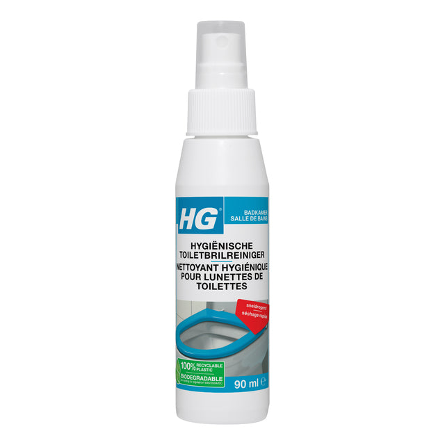 HG - Nettoyant pour sièges de toilettes hygiénique 90ml | 6 pièces