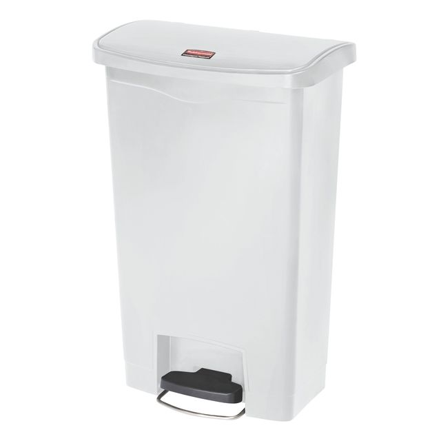 Rubbermaid - Pedaalemmer slim jim step on 50l wit