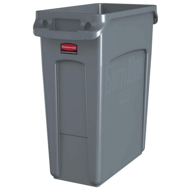 Produits commerciaux Rubbermaid - Poubelle slim jim vt 60l gris