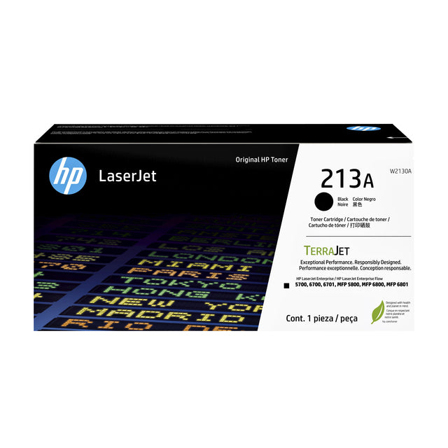 HP - Tonercartridge w2130a 213a zwart